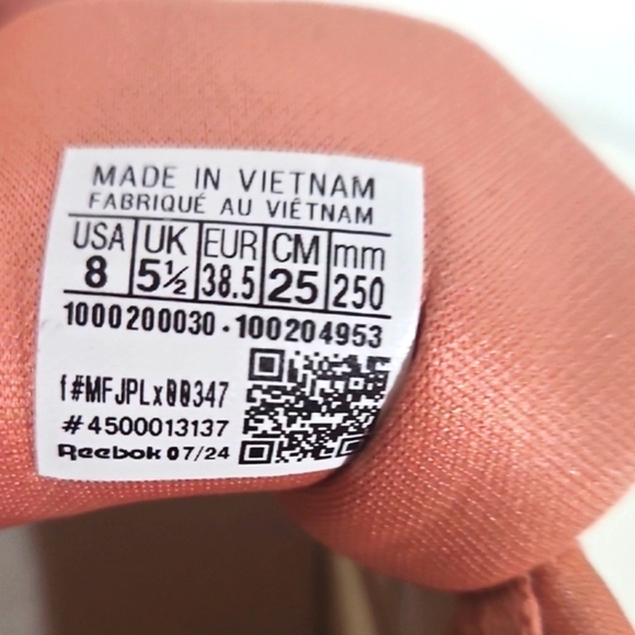 Reebok Energen Lux women's running shoes, in cream and pink. - Picture 5 of 9